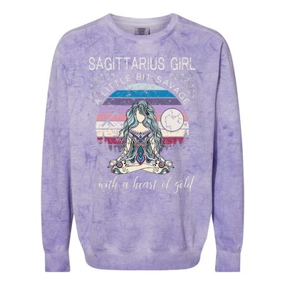 Sagittarius Birthday for Wo December Gift Colorblast Crewneck Sweatshirt