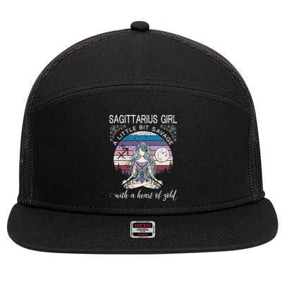 Sagittarius Birthday for Wo December Gift 7 Panel Mesh Trucker Snapback Hat