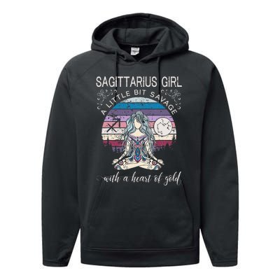 Sagittarius Birthday for Wo December Gift Performance Fleece Hoodie