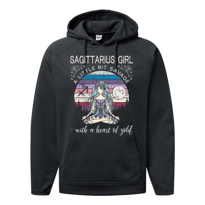 Sagittarius Birthday for Wo December Gift Performance Fleece Hoodie