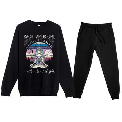 Sagittarius Birthday for Wo December Gift Premium Crewneck Sweatsuit Set