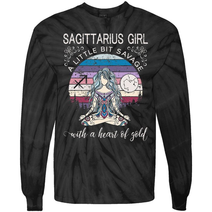 Sagittarius Birthday for Wo December Gift Tie-Dye Long Sleeve Shirt