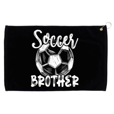 Soccer Brother Family Matching Team Player Soccer Ball Grommeted Golf Towel