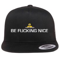 Subtronics Be Fucking Nice New Flat Bill Trucker Hat