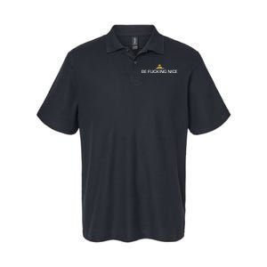 Subtronics Be Fucking Nice New Softstyle Adult Sport Polo