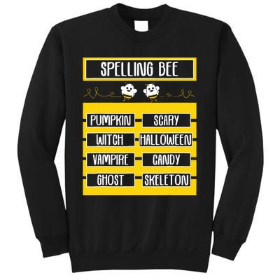 Spelling Bee Funny Pun Halloween Costume For Teachers Sweatshirt