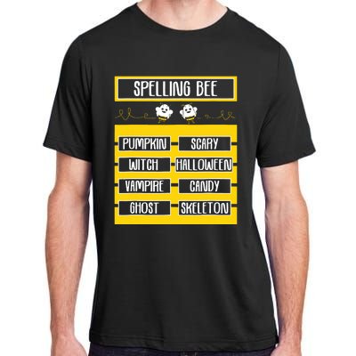 Spelling Bee Funny Pun Halloween Costume For Teachers Adult ChromaSoft Performance T-Shirt