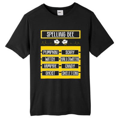 Spelling Bee Funny Pun Halloween Costume For Teachers Tall Fusion ChromaSoft Performance T-Shirt