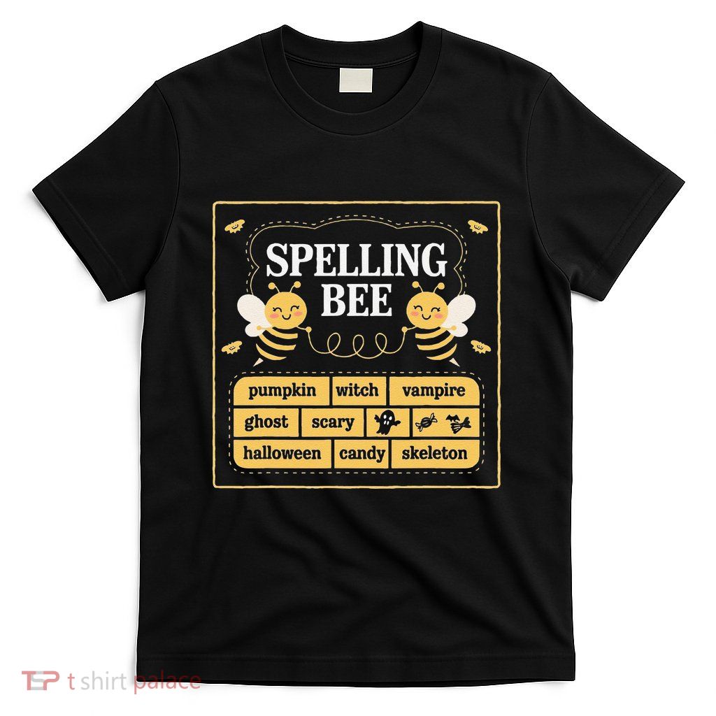 Spelling Bee Funny Pun Halloween Costumes For Teachers T-Shirt