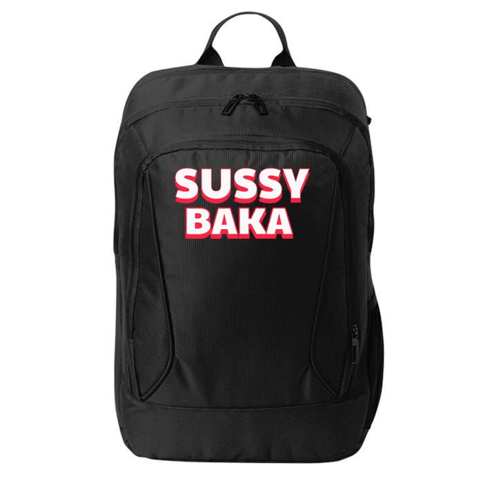 Sussy Baka Funny Sus Meme City Backpack