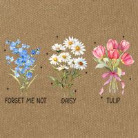 Subtle Boho Flowers Anti Trumpp  Cotton Canvas Backpack