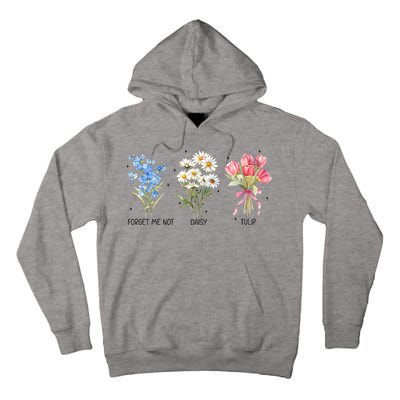 Subtle Boho Flowers Anti Trumpp  Tall Hoodie