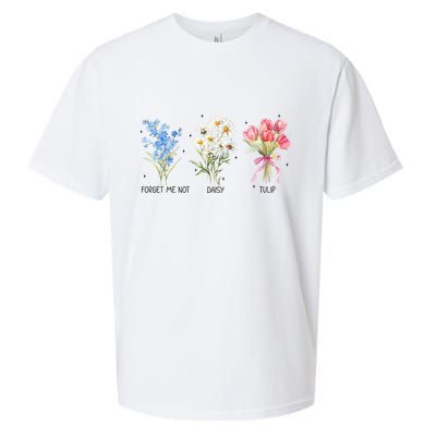 Subtle Boho Flowers Anti Trumpp  Sueded Cloud Jersey T-Shirt
