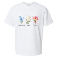 Subtle Boho Flowers Anti Trumpp  Sueded Cloud Jersey T-Shirt
