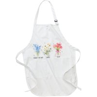 Subtle Boho Flowers Anti Trumpp  Apron