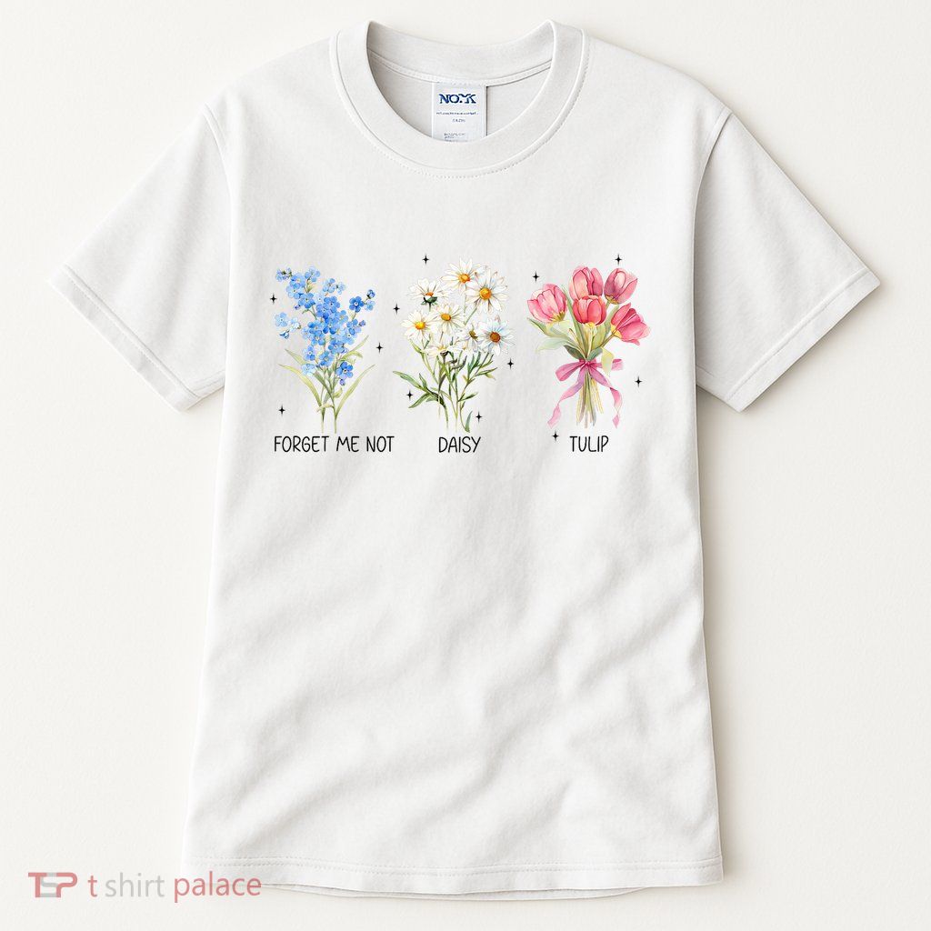 Subtle Boho Flowers Anti Trumpp  Tall T-Shirt