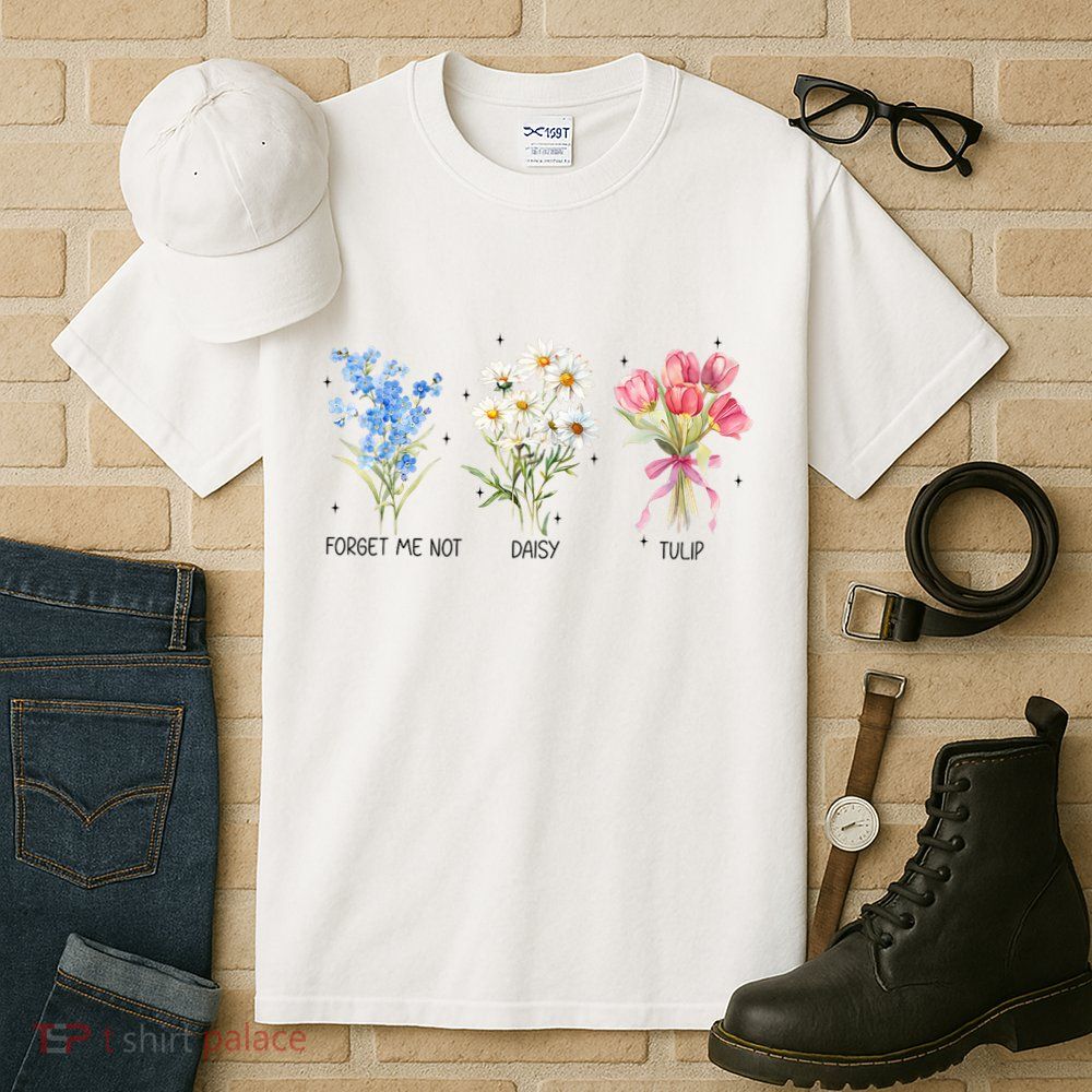 Subtle Boho Flowers Anti Trumpp  Tall T-Shirt