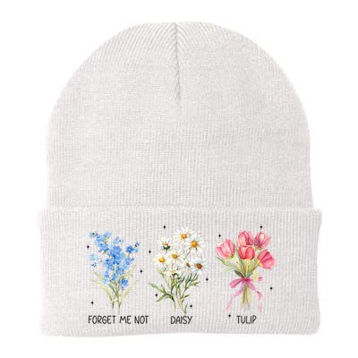 Subtle Boho Flowers Anti Trumpp  Beanie