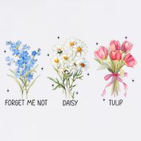 Subtle Boho Flowers Anti Trumpp  Youth Performance Sprint T-Shirt
