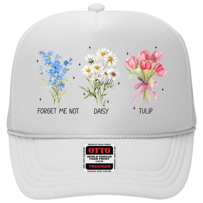 Subtle Boho Flowers Anti Trumpp  Hat