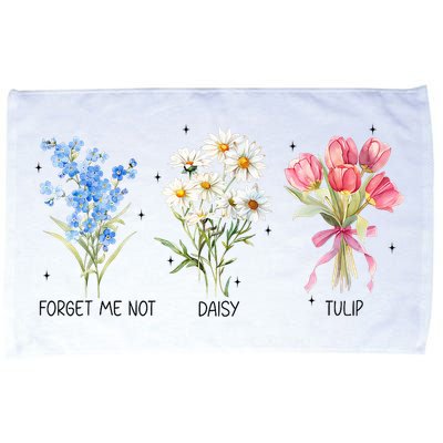 Subtle Boho Flowers Anti Trumpp  Microfiber Hand Towel