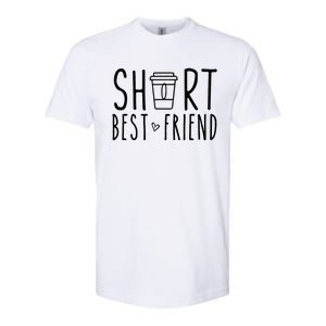 Short Best Friend Funny Coffee Matching BFF Outfit 2 Bestie Softstyle CVC T-Shirt