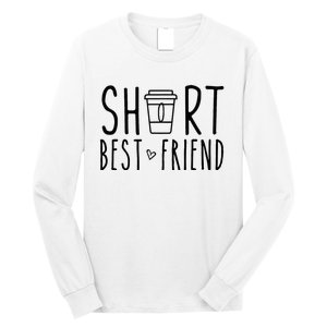 Short Best Friend Funny Coffee Matching BFF Outfit 2 Bestie Long Sleeve Shirt