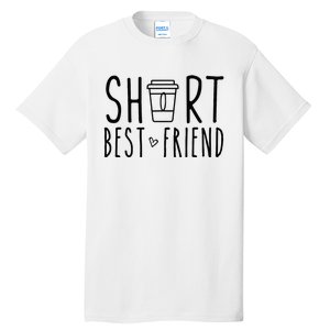 Short Best Friend Funny Coffee Matching BFF Outfit 2 Bestie Tall T-Shirt