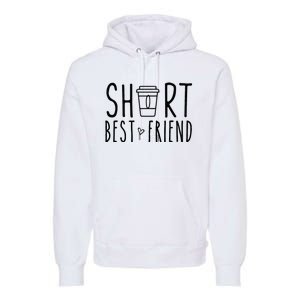 Short Best Friend Funny Coffee Matching BFF Outfit 2 Bestie Premium Hoodie