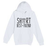 Short Best Friend Funny Coffee Matching BFF Outfit 2 Bestie Premium Pullover Hoodie