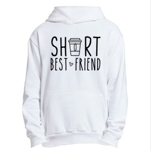 Short Best Friend Funny Coffee Matching BFF Outfit 2 Bestie Urban Pullover Hoodie