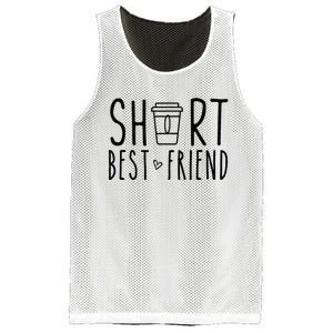 Short Best Friend Funny Coffee Matching BFF Outfit 2 Bestie Mesh Reversible Basketball Jersey Tank