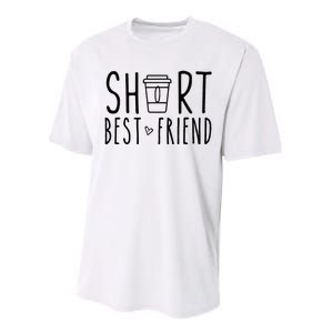 Short Best Friend Funny Coffee Matching BFF Outfit 2 Bestie Performance Sprint T-Shirt