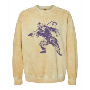 Store Big Fcd Violet Colorblast Crewneck Sweatshirt