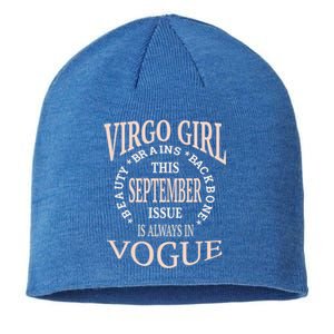 September Birthday Funny Gift Virgo Always In Vogue Zodiac Cute Gift Sustainable Beanie