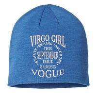 September Birthday Funny Gift Virgo Always In Vogue Zodiac Cute Gift Sustainable Beanie