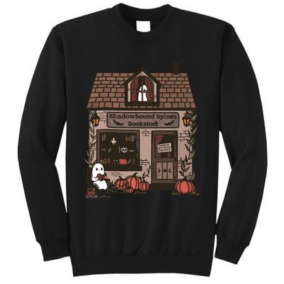 Spooky Bookstore Fall Cozy Sweatshirt