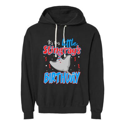 Stingray Birthday Funny November December January Garment-Dyed Fleece Hoodie