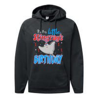 Stingray Birthday Funny November December January Performance Fleece Hoodie