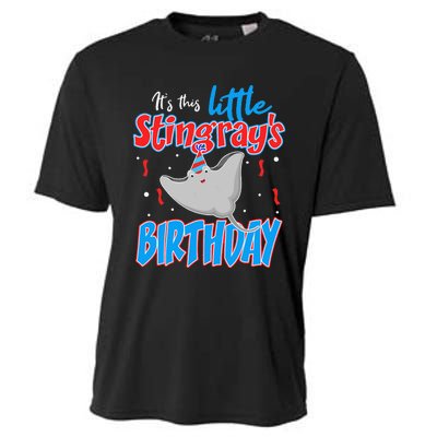 Stingray Birthday Funny November December January Cooling Performance Crew T-Shirt