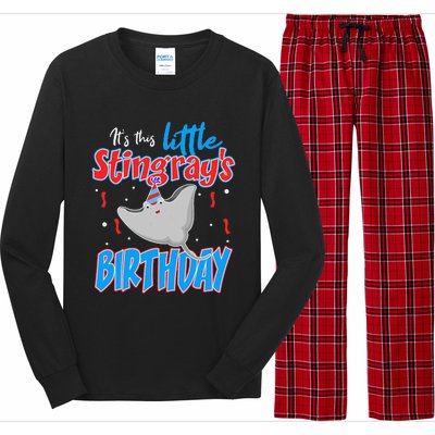 Stingray Birthday Funny November December January Long Sleeve Pajama Set