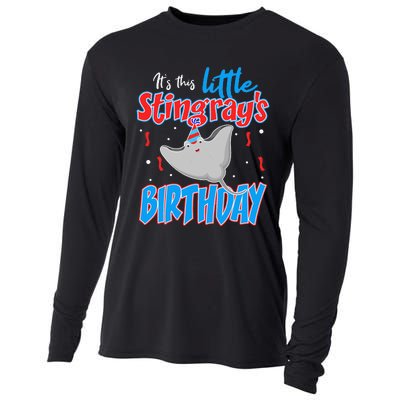 Stingray Birthday Funny November December January Cooling Performance Long Sleeve Crew