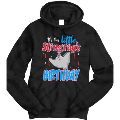 Stingray Birthday Funny November December January Tie Dye Hoodie