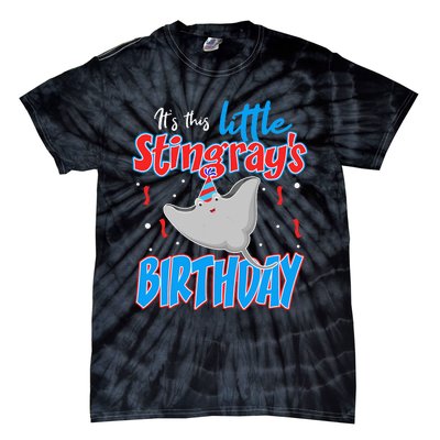 Stingray Birthday Funny November December January Tie-Dye T-Shirt