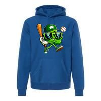 Shamrock Baseball Funny St Patricks Day Premium Hoodie