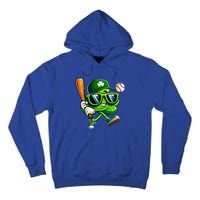 Shamrock Baseball Funny St Patricks Day Tall Hoodie