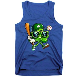 Shamrock Baseball Funny St Patricks Day Tank Top