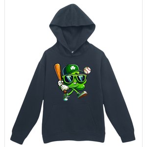 Shamrock Baseball Funny St Patricks Day Urban Pullover Hoodie