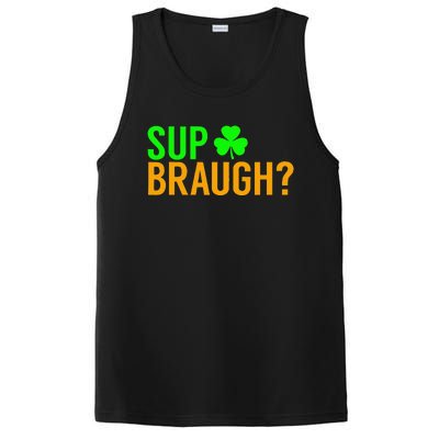 Sup Braugh Funny St Patricks Day Costume Pun Women PosiCharge Competitor Tank