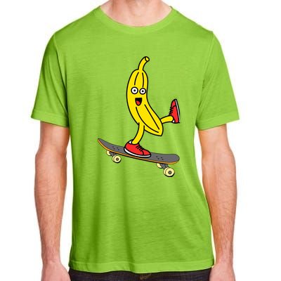 Skateboard Banana Funny Skateboarding Wo Man Adult ChromaSoft Performance T-Shirt